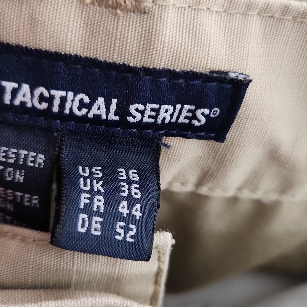 5.11 Tactical Shorts Mens Size 36 Beige Cargo Multiple Pockets FLAWED - Picture 12 of 12